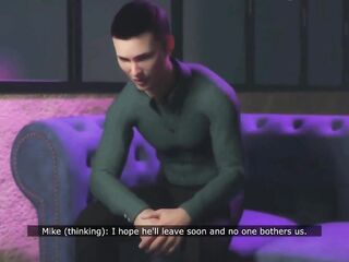 The wife does not hesitate to cheat on her spouse in his presence - cg toon cuckold movie scene