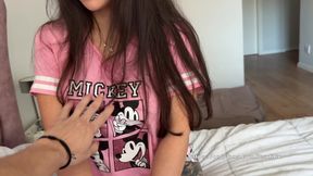 MY STEPBROTHER CAME ON MY ASSHOLE AND PUSSY