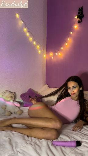 Cute Spanish Masturbates After Breakup