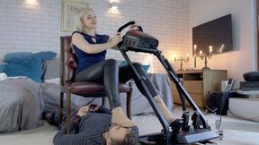 Pedal Pumping - Khaleesi Took His Best Toy And Play - Full