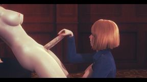 Jujutsu Kaisen Hentai - Nobara Handjob and 69 with Futanari - Japanese Asian Manga Anime Film Game Porn