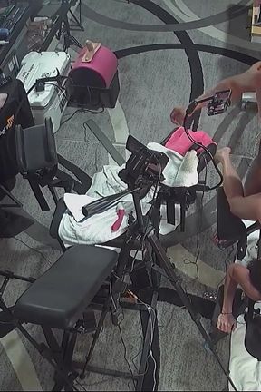 Bonnie Bent Over a Fuck Bench &amp; Made 2 Cum Over N' Over