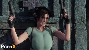 Lara Croft Tentacle Filled