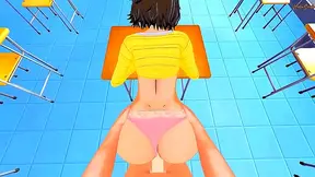 Kawakami-Sensei Dominates in Steamy Classroom Encounter – Persona 5 Heat