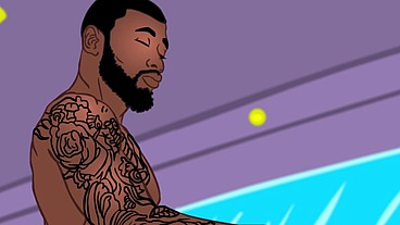 Bang bus animated parody King nasir's BBC vs Big booty Puerto Rican Queen Roguexxx