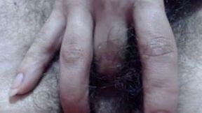 Check out a kinky closeup video of super bushy pussy of my friend's wife