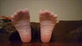 Oily wrinkled soles