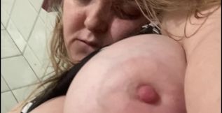 Buzzed, Face and Tits View While Masturbating