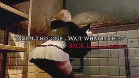 Trapped in Darkness: Zombie Claims Curvy Beauty in Abandoned Building