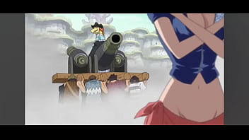 Nico robin gives her panties to a pervert