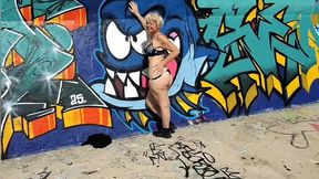 je me met a poil sur une digue j adore l exhib