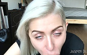 Jasper blue, expert cock milking with