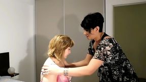 orgia en la terapia , a la psicologa le gustan las vergas de a cuatro quiere todos los agujeros