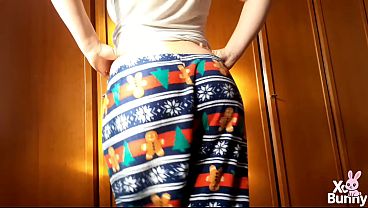 Walking and farting in cozy pajamas