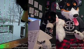 Gay fur suit destroyed leaking kinky solo cum review