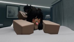 Horny Roblox Fan Begs for Rough Hentai Sex Session