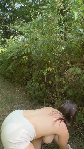 Epic moment from &quot;Sloppy Deepthroats, Blowjob And Ball Licking In the Forest - Luna Doll&quot;
