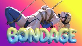 BONDAGE - Tied Spread-Eagle and Blindfolded Teased Edged and Facesat Then Ridden to a Helpless Ruined Orgasm While Straining Against the Ropes (Erotic Audio)