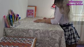 The Tutor Invited The Girl To The Student To Study The Kama Sutra With Rikki Lee