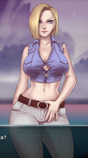 Divine Adventure - Spending Time Alone with Android 18 and the Vados Straw   Clip 1