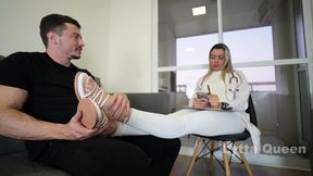 Sensual Nurse Foot Therapy Intense Worship Footjob Tease and Domination - Queen Lytta - Foot Worship - Footjob - Foot Domination