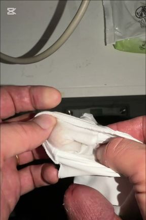 White panties of my pregnant wife