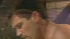 Busty vintage pornstar office table wild sex with intensity