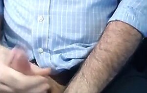 Bus Masturbation: Amateur Cum Shot
