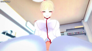 POINT OF VIEW Manga porn Feetjob from Marina Ikekura from Blue Archive