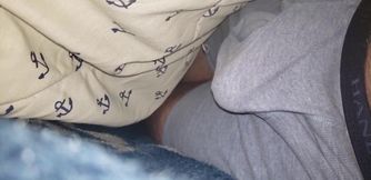 Twink cumshot leaks in tight boxers from wet dream solo session