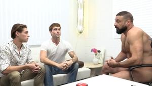 SayUncle Labs - Very sexy gay Trent Marx jerking Marco Napoli