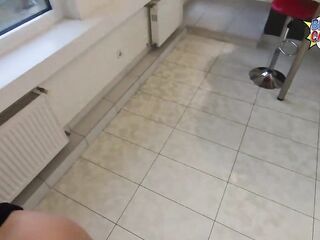 Doggie Previous to Dinner (banging a little red head raw)