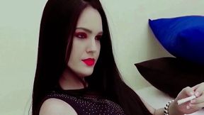 Smoking Sexy Red Lips 120s Model Paula Video 090 (1920X1080p)