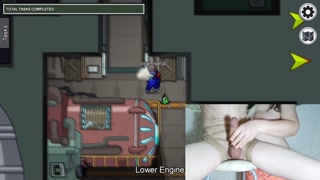 Among Us femdom handjob Stream