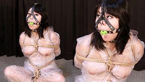 MN26 Japanese Girl Nene Bound and Gagged in Rainwear Part4 (HD)