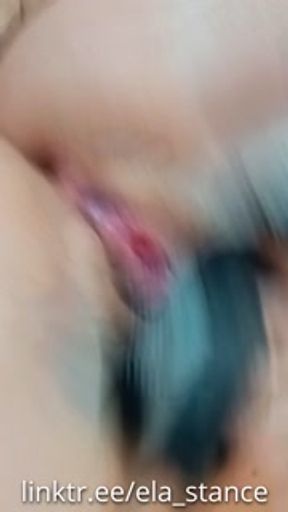 Hot MILF with small TITS masturbates until she cums! Her PUSSY is creamy! + JERK OFF COUNTDOWN!