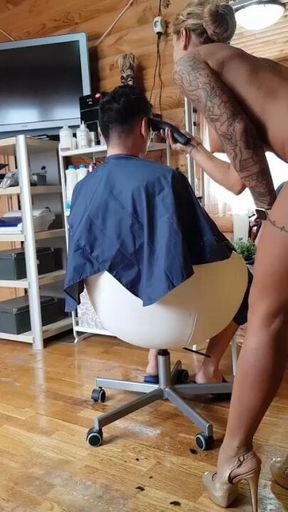 I will make your hair, you will make me cum
