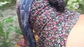 Desi Outdoor Sex. Chachi Fucked in Doggy Style Position in Mustard Field by His Bhatija
