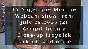 TS Angelique Monroe - Webcam show from July 29, 2025 (2)