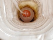 【既婚リーマン】体内に中出しする時はどんな感じなのか？既婚リーマンが喘ぎながら再現してみました！！大量射精！！