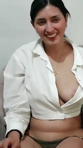 Latina Masturbation Sex and Control Toy in the House P1