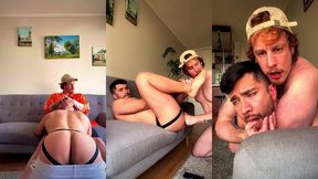 giving all my thick cut cock to this greedy sub slut bottom - christian hunter and francisco
