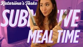 Submissive Meal Time