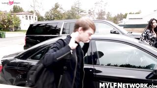 Twat stepmom Ivy Lebelle rides his stepsons Alex Jetts hard big dick