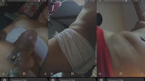 quand je me masturbe pour madrosalie !!!je met plein de jus dans ma culotte