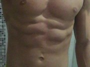 Cum pouring out of jockstrap asshole