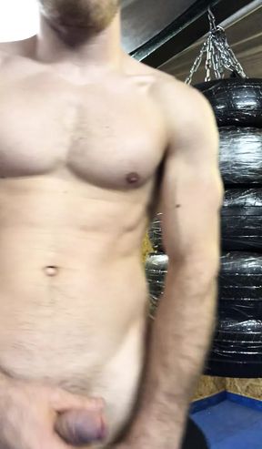 "LICK my ANUS" - Russian DOMINATION from a muscular MAN in the gym! Dirty talk! POV