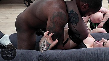 Cuckold - Trans super star gets the cuckold treatment