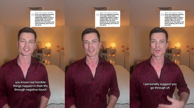 Touch, in a professional setting, is the way for many women.