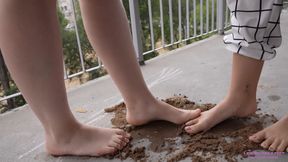 NICOLE and AURORA - You only deserve dirty feet.